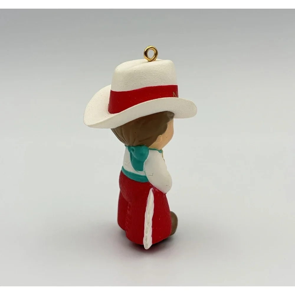 1993 Hallmark Keepsake Ornament Nephew Cowboy Sheriff Western Christmas Vintage